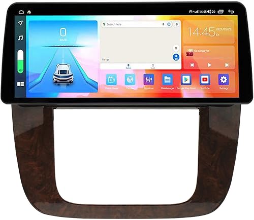 Pantalla táctil de 12.3 pulgadas Android 12 Radio de coche estéreo para GMC Yukon Chevy Tahoe Silverado Accesorios 2007-2012 Soporte CarPlay 4G