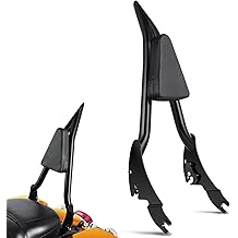 PBYMT Detachable Sissy Bar Passenger Backrest, Touring Quick Release Sissy Bar Backrest, Sissy Bar Fit for Harley Touring Street Glide Road King Road Glide Electra Glide 2009-2024 (Black, 30inch)