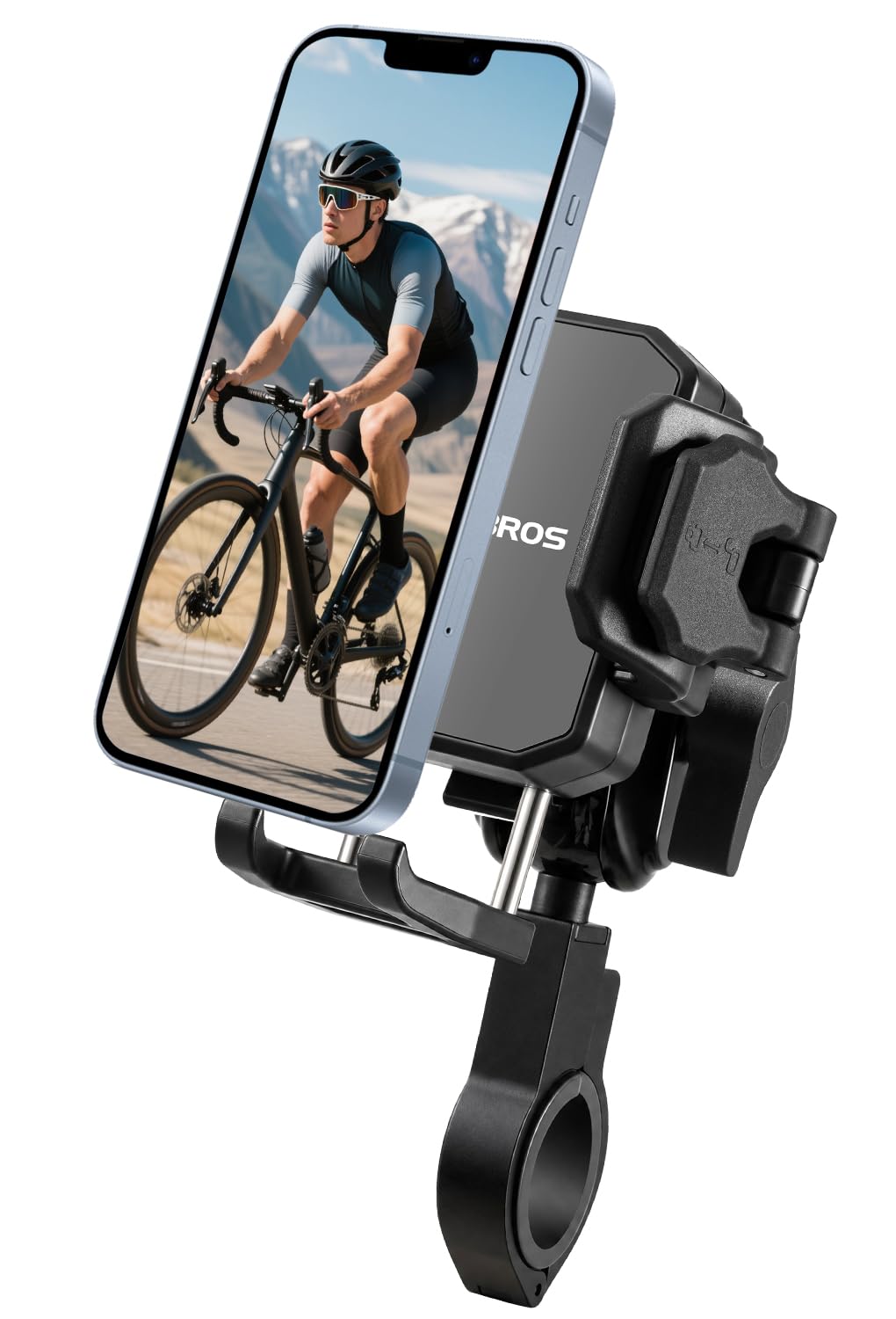 ROCKBROS Support de téléphone pour vélo, support de téléphone moto