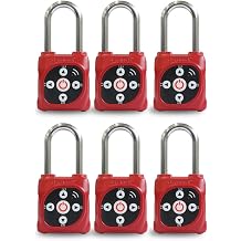 Smart Mini Padlock Red - 6 Pack