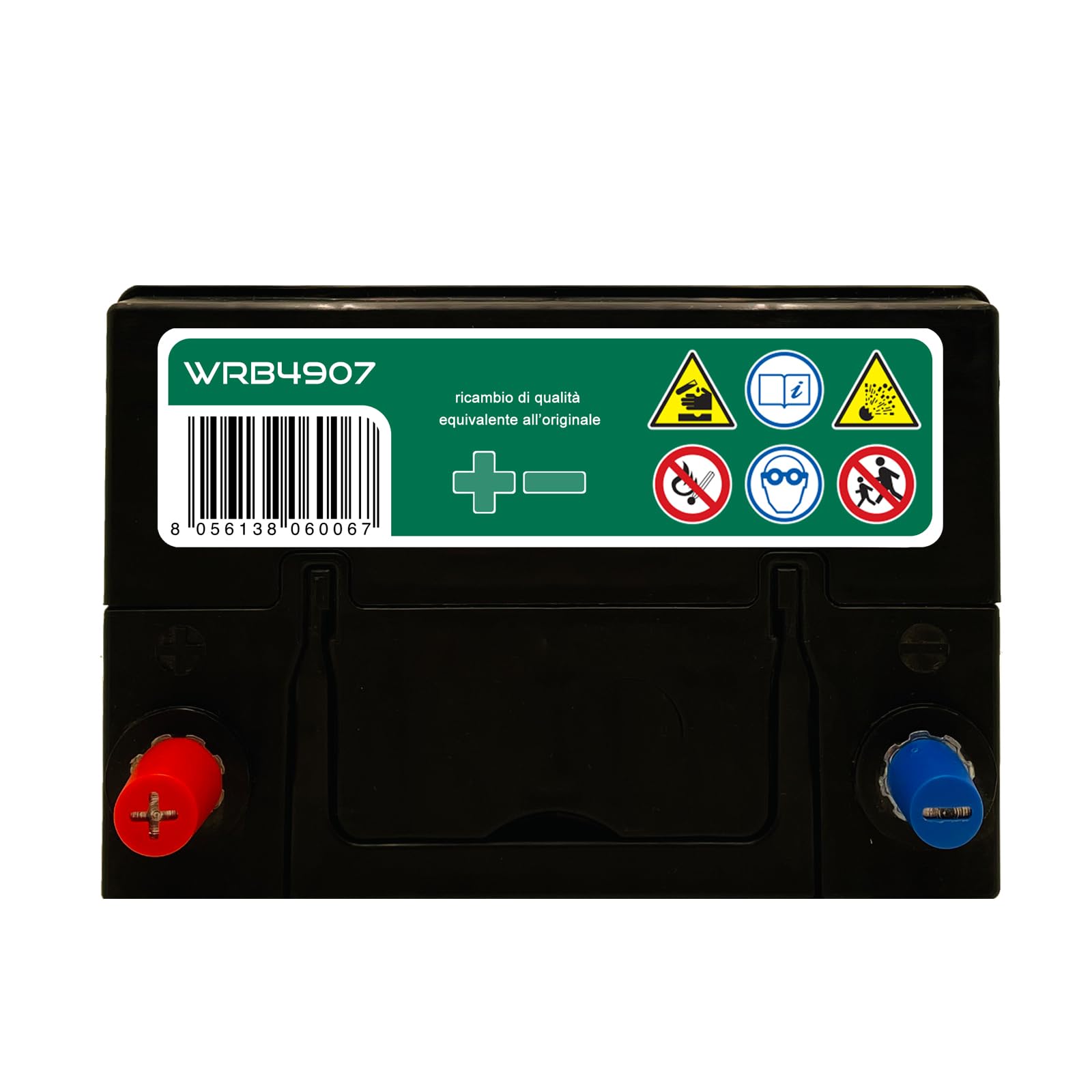 BATTERIA AUTO 40 Ah - 360 A EN spunto - con Positivo a Sinistra - Poli Piccoli - 35ah - 38ah