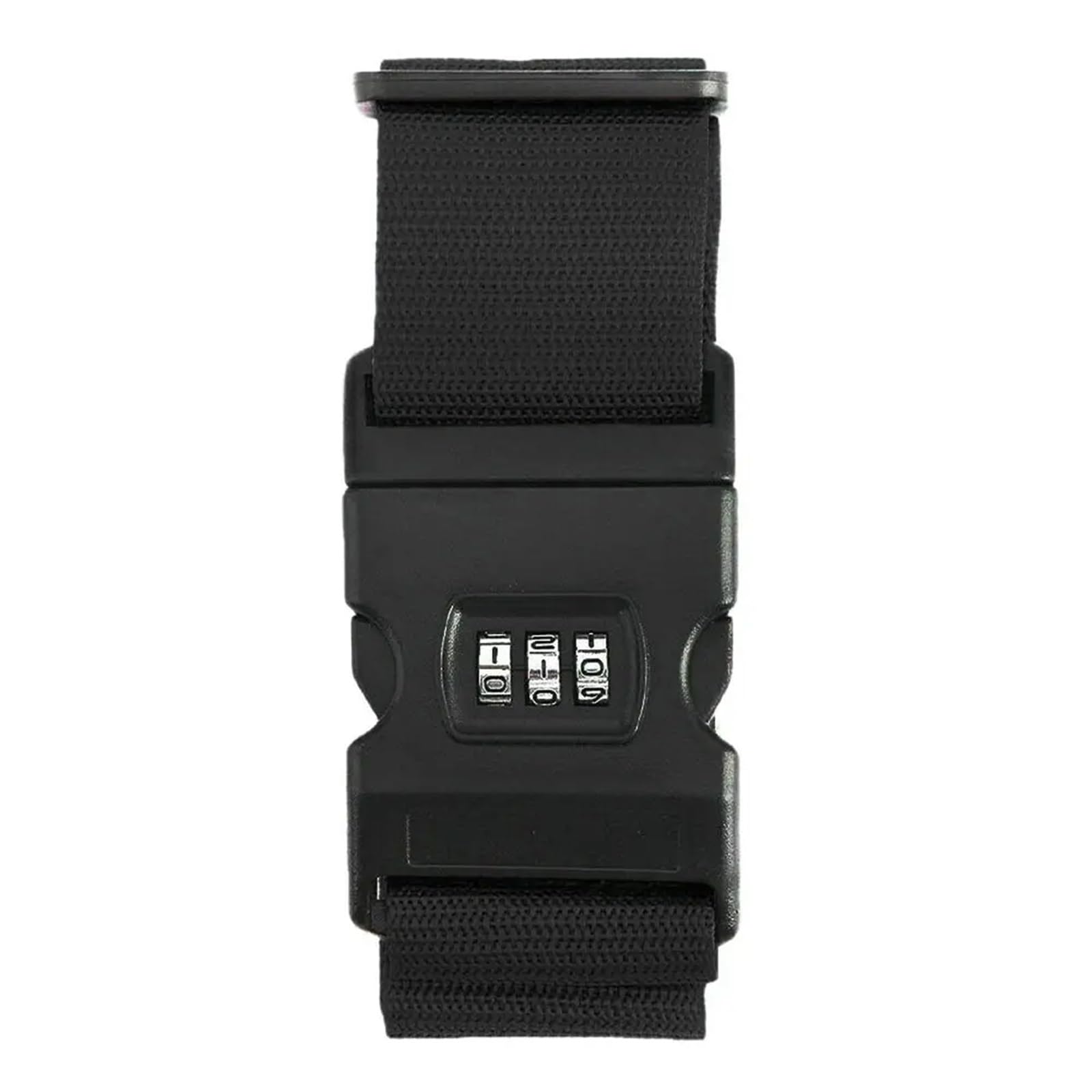 4Pcsc Accesorios de Equipaje Viaje Seguridad Correa Transporte cinturón Maleta Cinturones para Maletas Y Viajes(Black)