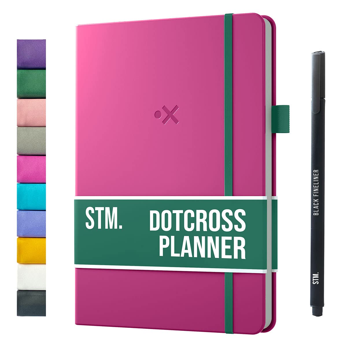 Daily Planner 2025 (Undated) | A5 Dotcross | Your All in One Day Organizer, At A Glance Weekly Agenda, Yearly Calendar Book | Planners for Personal, Professional, Academic & Work Goals and Schedule