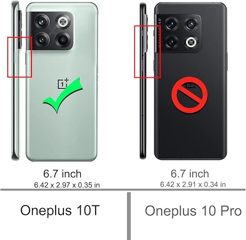 Miniatura 2 de Osophter Funda Oneplus 10T, funda Oneplus 10T 5G, diseño floral transparente de flores para niñas y mujeres, con protector de pantalla en las