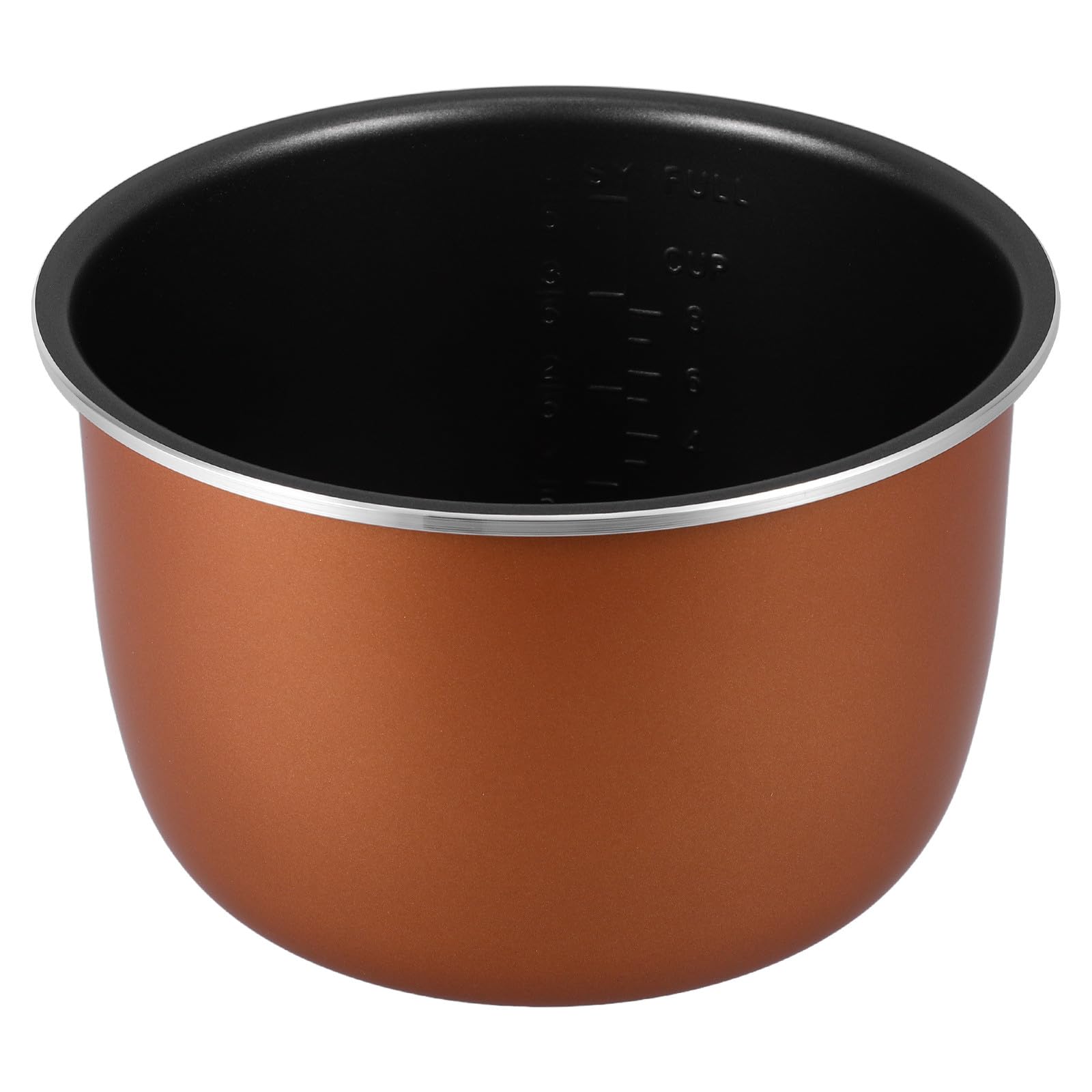 Revestimiento Interior de Olla Arrocera de 4L Recambio de Aleación de Aluminio Doble Capa Antideslizante y Resistente Compatible Olla Eléctrica Programable para Cocina Doméstica