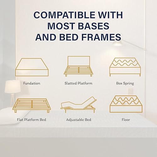 Miniatura 8 de 11 Inch King Size Mattress, Cooling Hybrid Mattresses, Breathable Bed in A Box, Built in Pocketed Coils and Gel Memory Foam Layer, Avaliable in