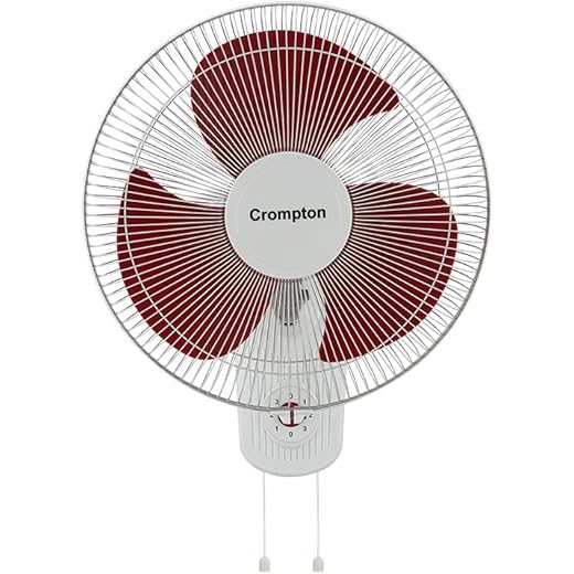 Crompton HISPEED Gale Classic 400 mm Wall Mount Fan Easy Nec