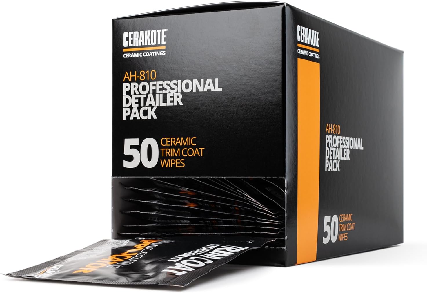 CERAKOTE® Trim Coat Pro Pack - 50 Count Trim Coat Wipes - Ceramic Coating Guaranteed Restoration to Last Over 200 Washes – A Ceramic Coating, Not a Dressing