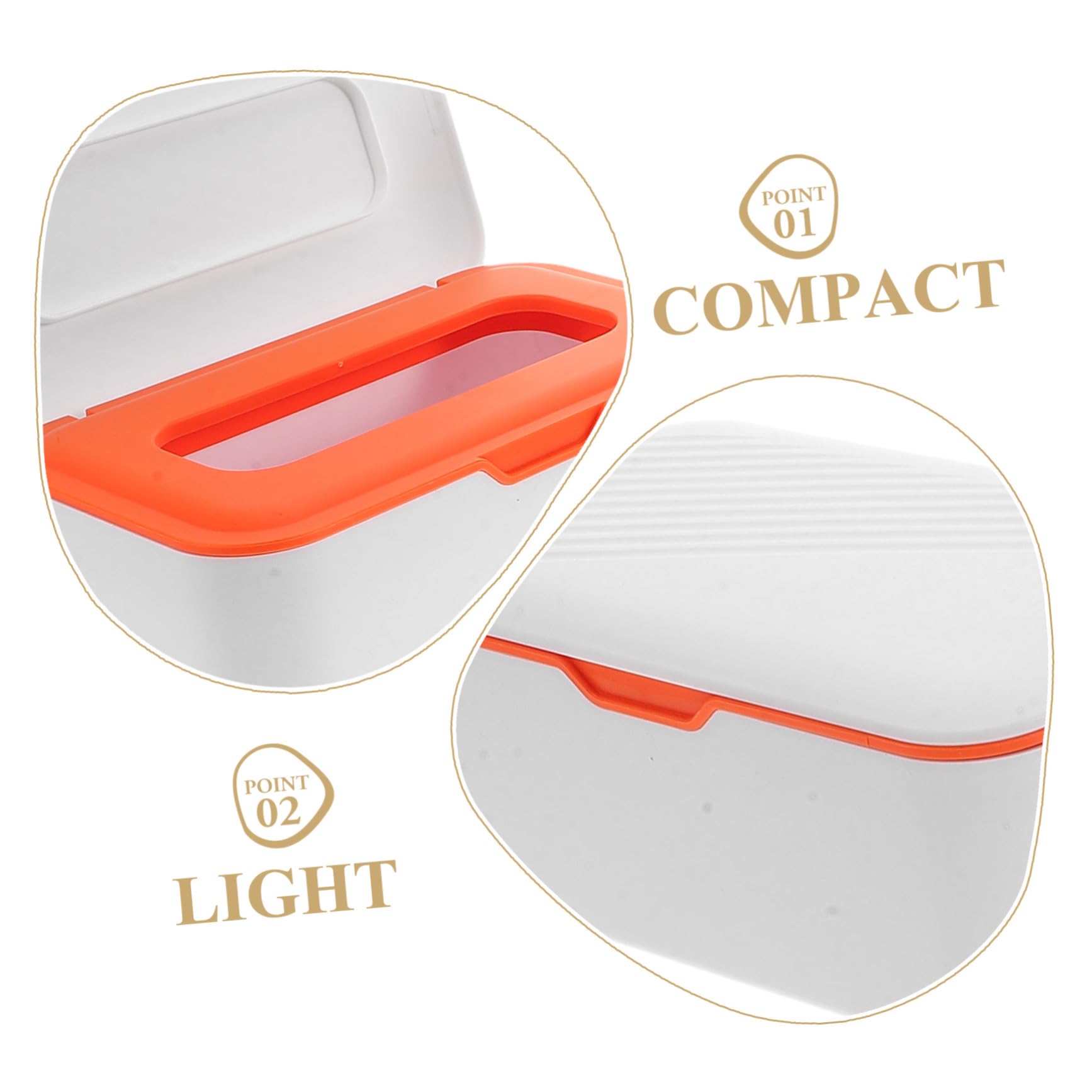 ifundom 2 Bolsas Toallitas Reutilizables con Tapa Superior Estuche Portátil Soporte Viaje Dispensador Toallitas para Bebé Recargable para Oficina Al Aire Libre Y Escuela