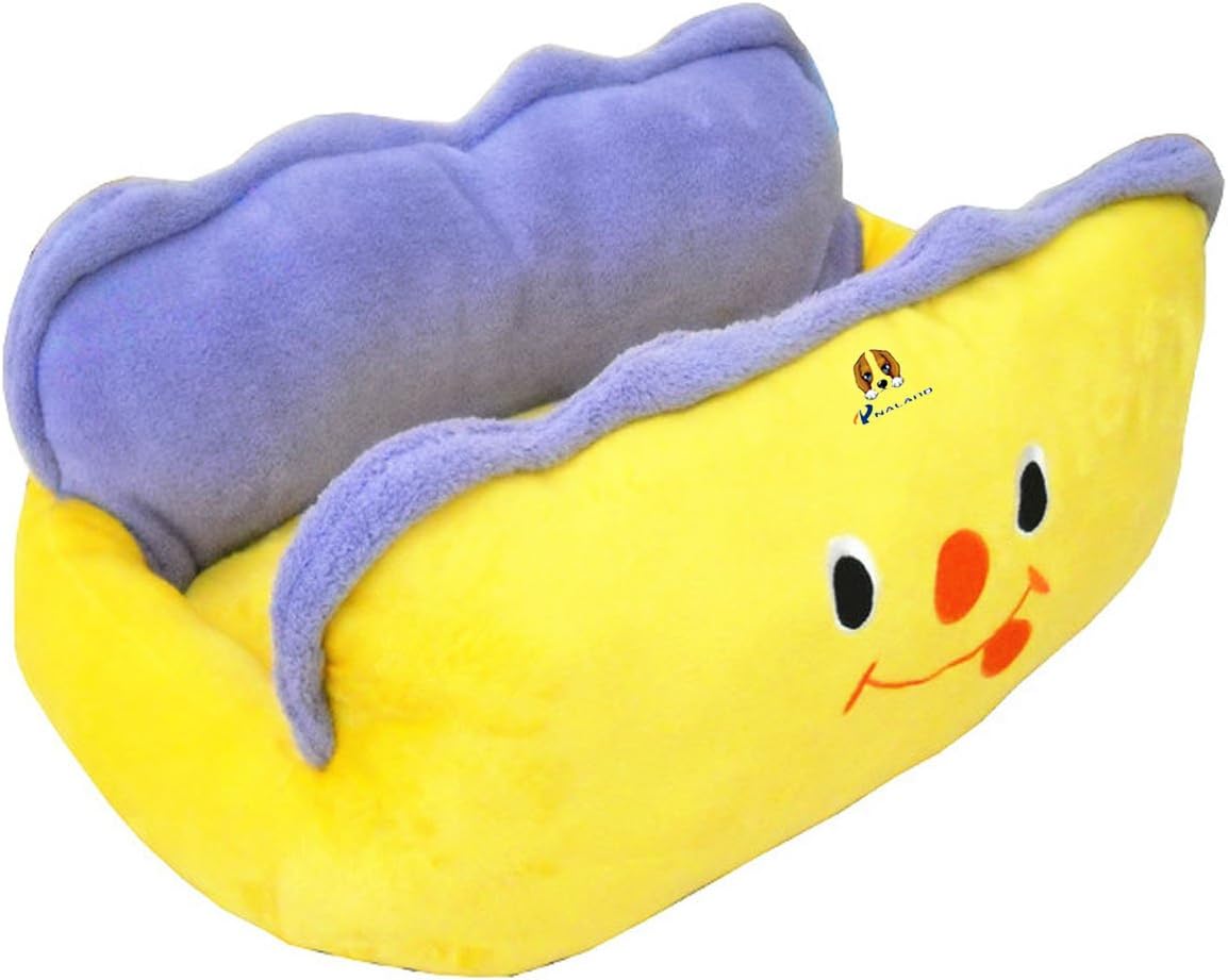 Hot Dog Sofa Pet Bed with Removable Washable Pet Mat 24x14 Inches by Mr.Bear