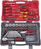 KS TOOLS - 922.0701-101-piece Tool case - Complete Tool case - Ultimate 1/4'' - 1/2'' Socket Set -