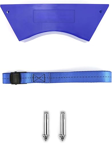 Miniatura 7 de QWORK Soporte para tanque de propano, paquete de 2 soportes de cilindro de gas de 4 a 12 pulgadas, soporte de montaje en pared con tornillo, para 1