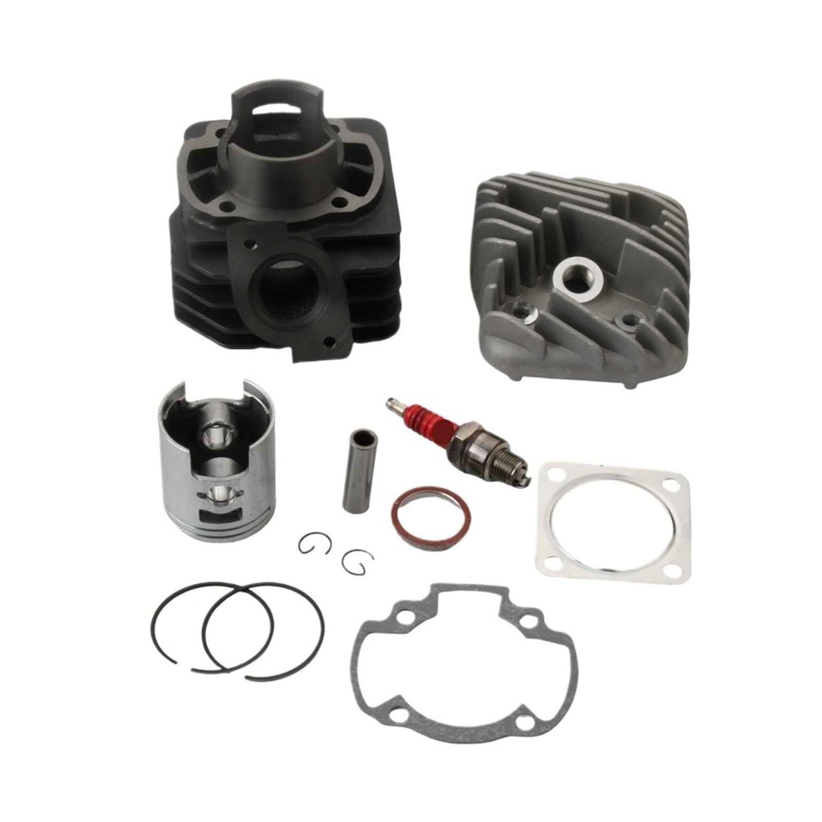 Cilindro de gran diámetro 47mm para solucionar la falta de potencia en scooter 2T 70cc