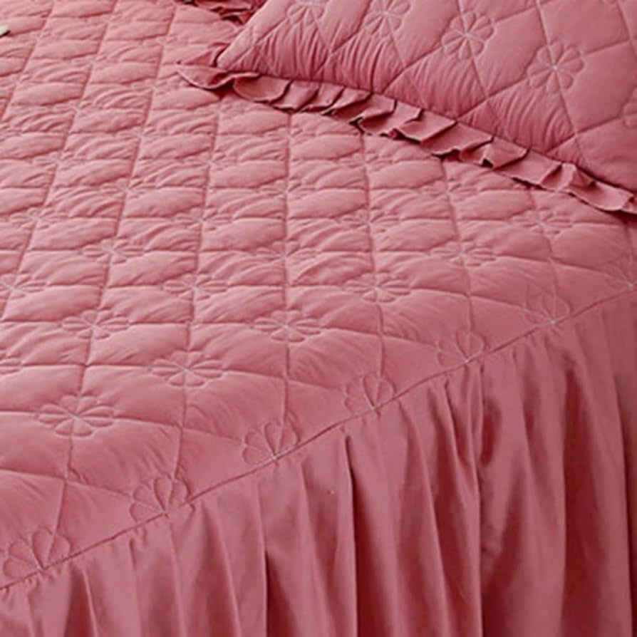 Amazon｜Fzigenle ベッドスカート 綿 マットレスカバー フリル