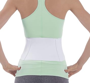 NYOrtho Tapered Abdominal Binder - Firm Compression Wrap - Breathable Stomach Support Post Injury or Surgery - with Contoured Body-Specific Design - 30-36 Inch Made in USA