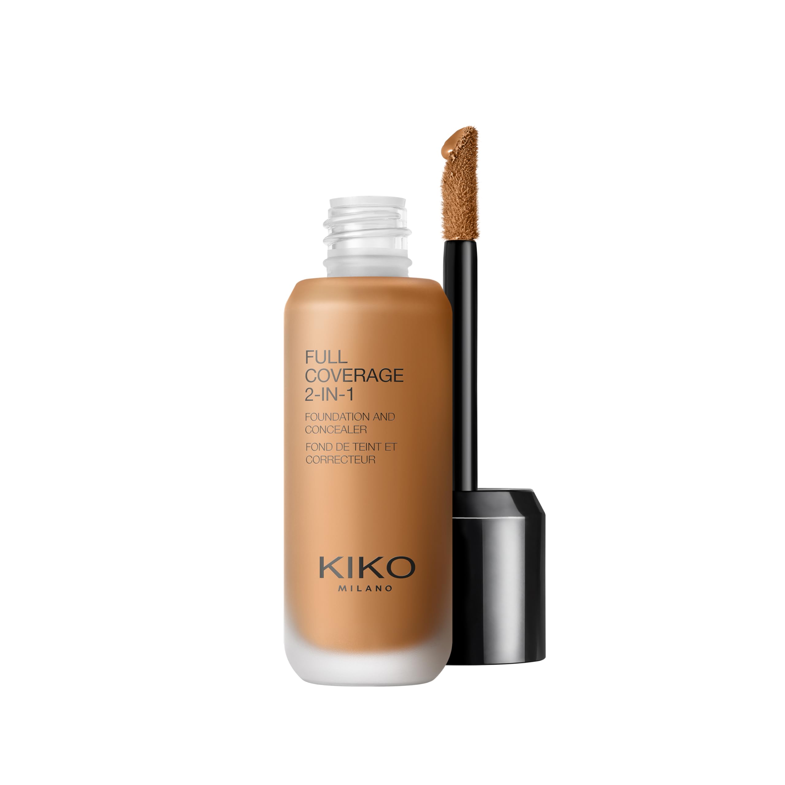KIKO Milano Full Coverage 2-In-1 Foundation & Concealer 40 O150, 2 In 1 Foundation And Concealer, Superior Coverage