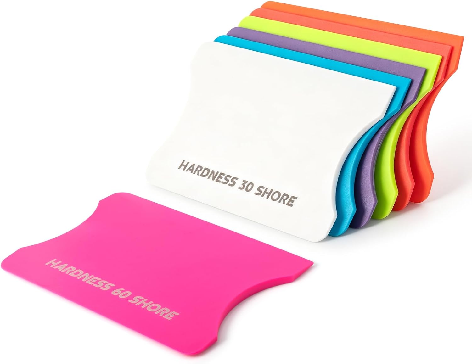 FOSHIO 7PCS 30°- 90° Hardness Vinyl Wrap Squeegee Kit with 10PCS Felt Pads Scratch-Free Felt Squeegee for Vinyl Rubber Squeegee Vinyl Wrap Tools