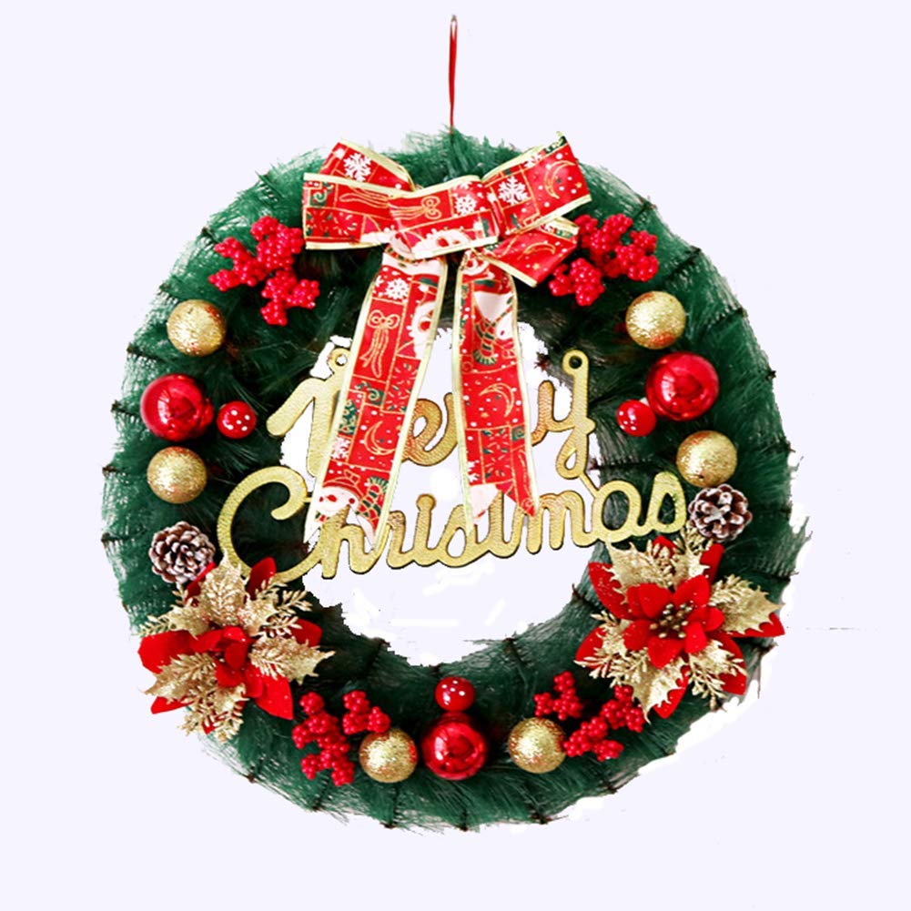 Guirlande de Noël en aiguilles de pin et rotin de qualité supérieure