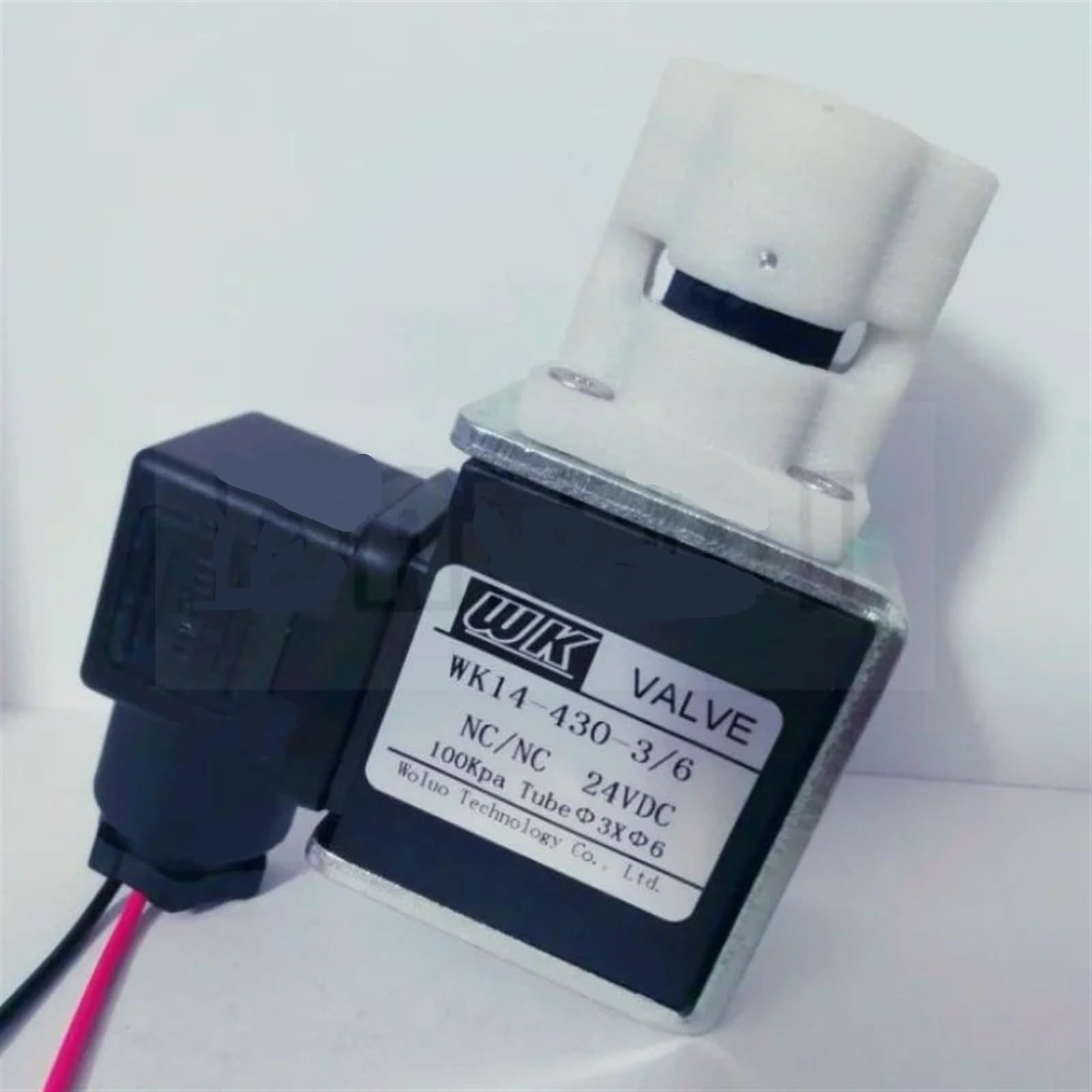Électrovanne Normalement Fermée WK14 Bloque Fluide Id6mm Od9mm 24V