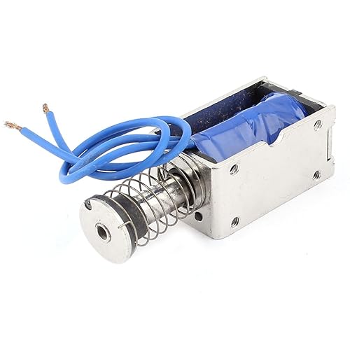 Miniatura 2 de Imán solenoide electroimán DC de tipo push pull (empuje, jale) Uxcell, 15 mm 45 N DC 12V 2,5A