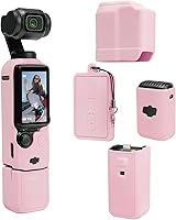 Vista 14 de Funda para Pocket 3, Funda Protectora de Silicona Suave Compatible con DJI Osmo Pocket 3 Creator Combo/para Xtra Muse, Protector de Pantalla Ligero