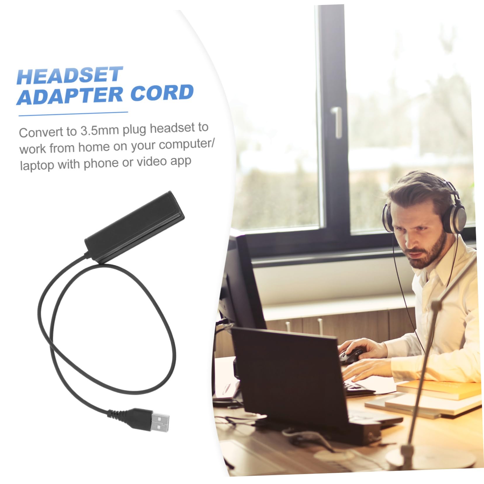 3stücke Female Headset Jack Zu Male USB Stereo Telefonadapterkabel Zu USB Für Headsets Leicht Und Tragbar Für Pc Und Laptop
