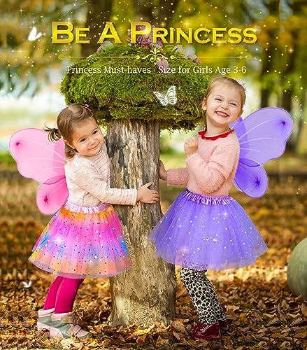 Disfraz completo de princesa para niñas con accesorios miniatura 2