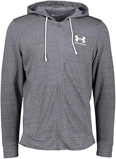 [アンダーアーマー] メンズ 裏毛 スウェット パーカー フルジップ トレーナー トレーニングウェア UA Rival Terry LC FZ [並行輸入品]