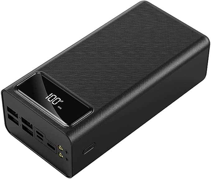 50000mah HighCapacity Power Bank Pack, 2.1A Fast Charging Portable