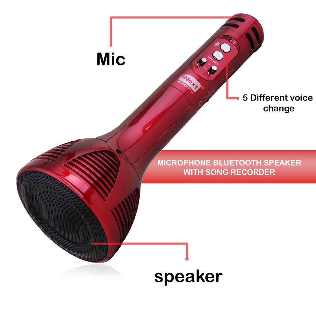 Zenith !next BS-583 Mike inbuilt FM Wireless Microphone Beautiful