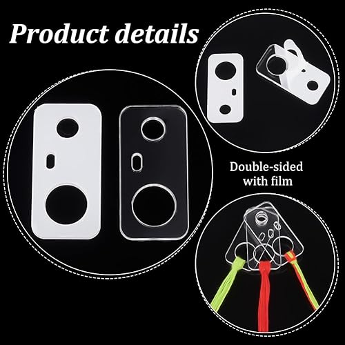 Miniatura 4 de PH PandaHall 30 bobinas de hilo acrílico para bordar, organizador de hilo de coser blanco, soporte para hilo de coser de punto de cruz, bobinas de