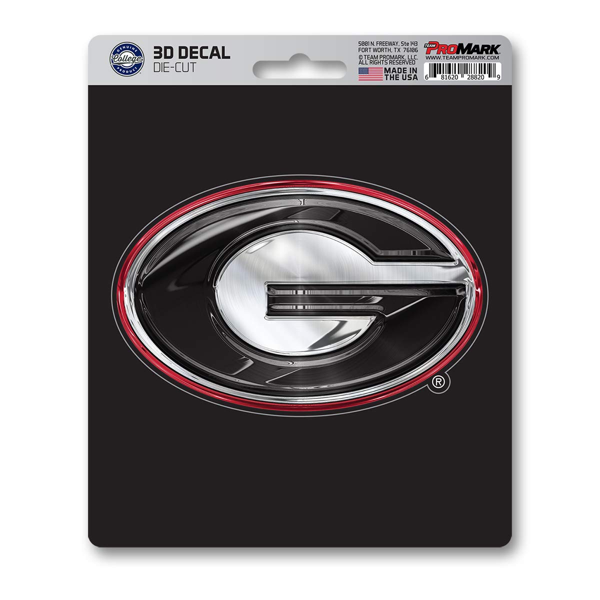 FANMATS 62810 Georgia Bulldogs 3D Decal Sticker