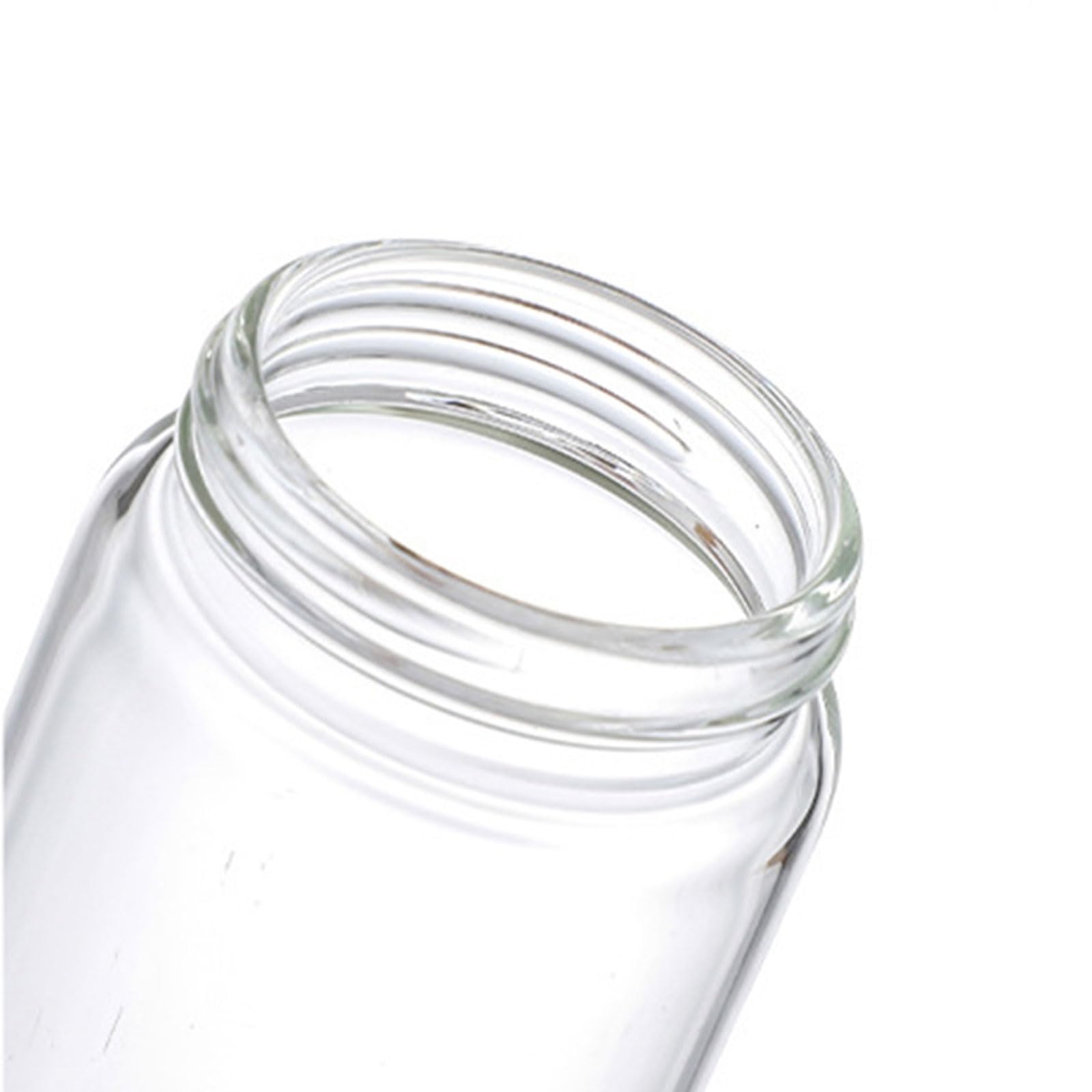 HLTYGWX Set di 24 contenitori Multiuso ermetici in Vetro Robusto con coperchi in bambù, per conservare spezie e condimenti (50 ml)