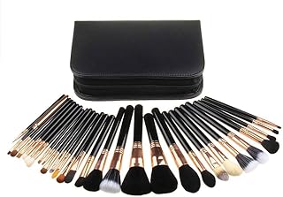 Juego de 29 brochas de maquillaje facial de c...