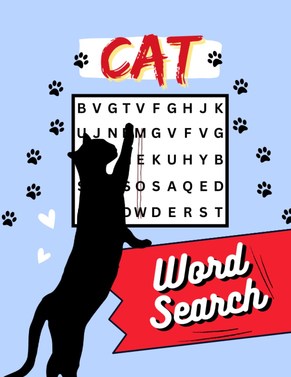 Cat Word Search Large Print Word Search Puzzle Book for Cat Lovers
