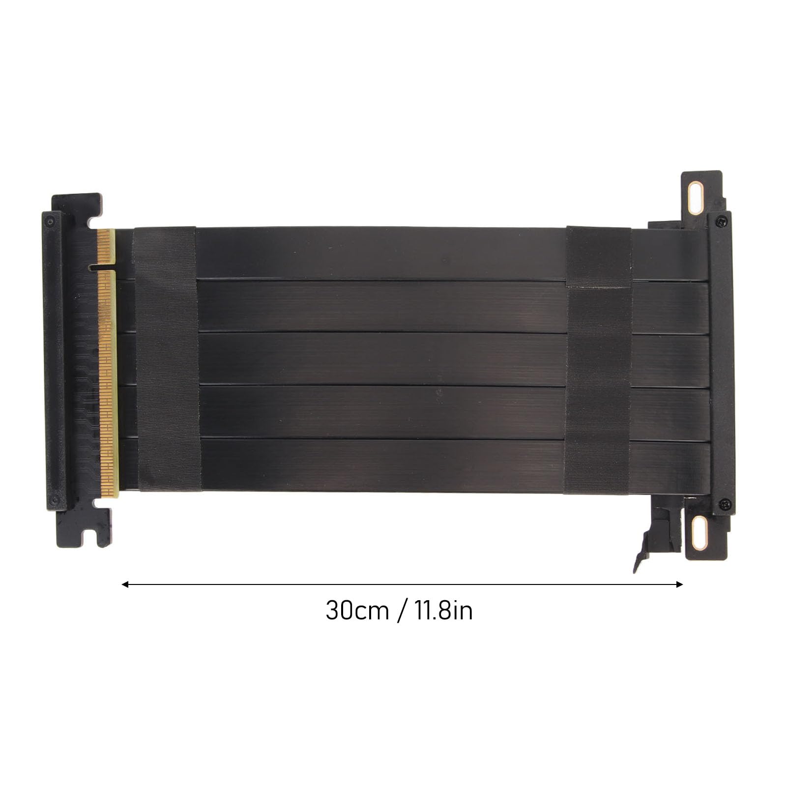 Annadue Cavo Riser PCIE 4.0, Cavo di Prolunga per Scheda Grafica PCIE 4.0X16, Cavo di Prolunga per Scheda Grafica GPU con Porta PCI-E Inversa a 180 Gradi Flessibile Ad Alta velocità. (Nero)