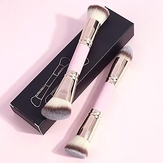 2 brochas de maquillaje de doble extremo, bro...