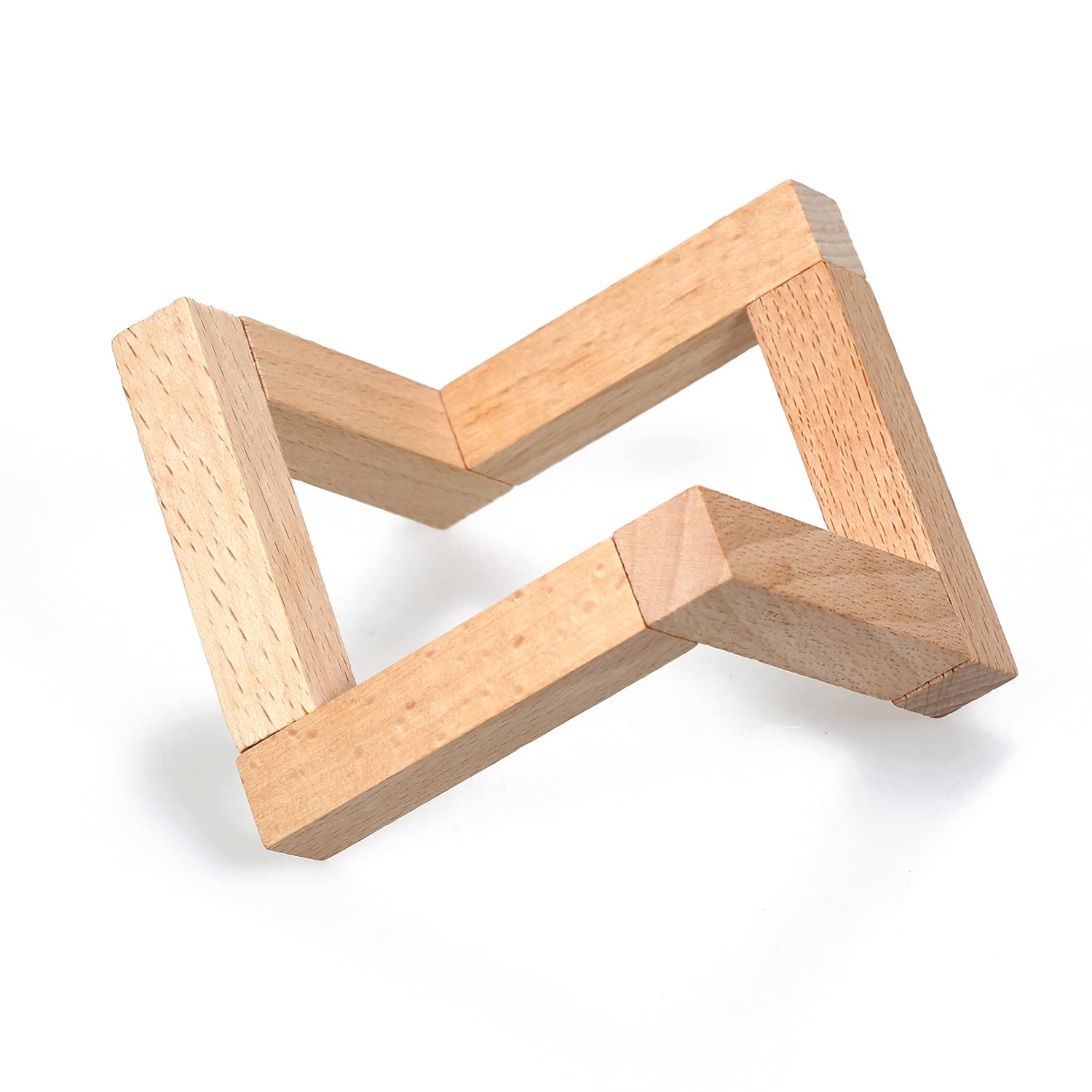 ZASCHMOY Moon Lamp Wood Holder, Moon Lamp Holder Wood Bracket Stand for 3D Printing Moon Light, Detachable Wood Display Base