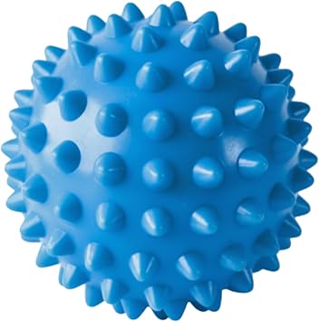 LEZER Spiky Massage Ball, Trigger Massage Point, Plantar Fasciitis, Deep Tissue Myofascial Release Tool, Foot Massager, Muscle Knot Relief, Physical Therapy, 3 inBlue