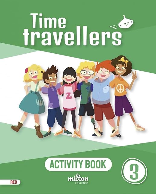Portada de Time Travellers 3 Red Activity Book English 3º Primaria