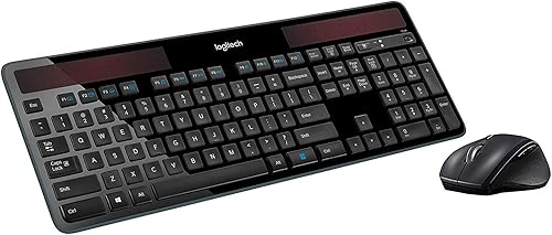 Miniatura 2 de Logitech Teclado solar inalámbrico K750 negro para Windows Teclado de recarga solar (con ratón)