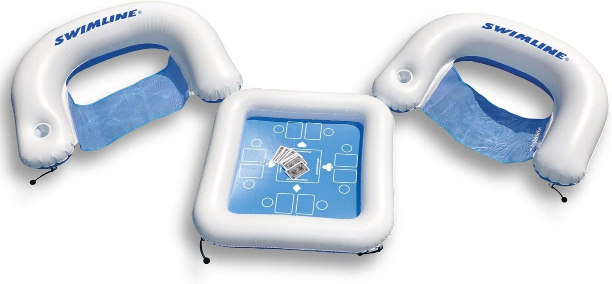 Swimline Game Station Set with Waterproof Playing Cards, white/blue (90675)