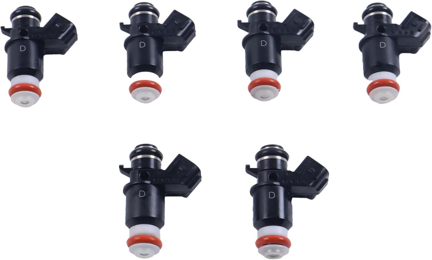 6 Pcs Fuel Injectors 16450-MCA-013 Compatible with Honda Goldwing 1800 GL1800 2001-2005 Honda Goldwing 1800 GL1800 ABS 2001-2005