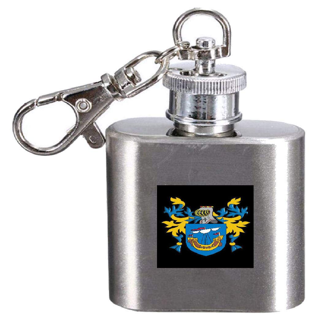Flasque avec blason familial Orrin de 28,3 ml, le cadeau personnalisé parfait pour un homme