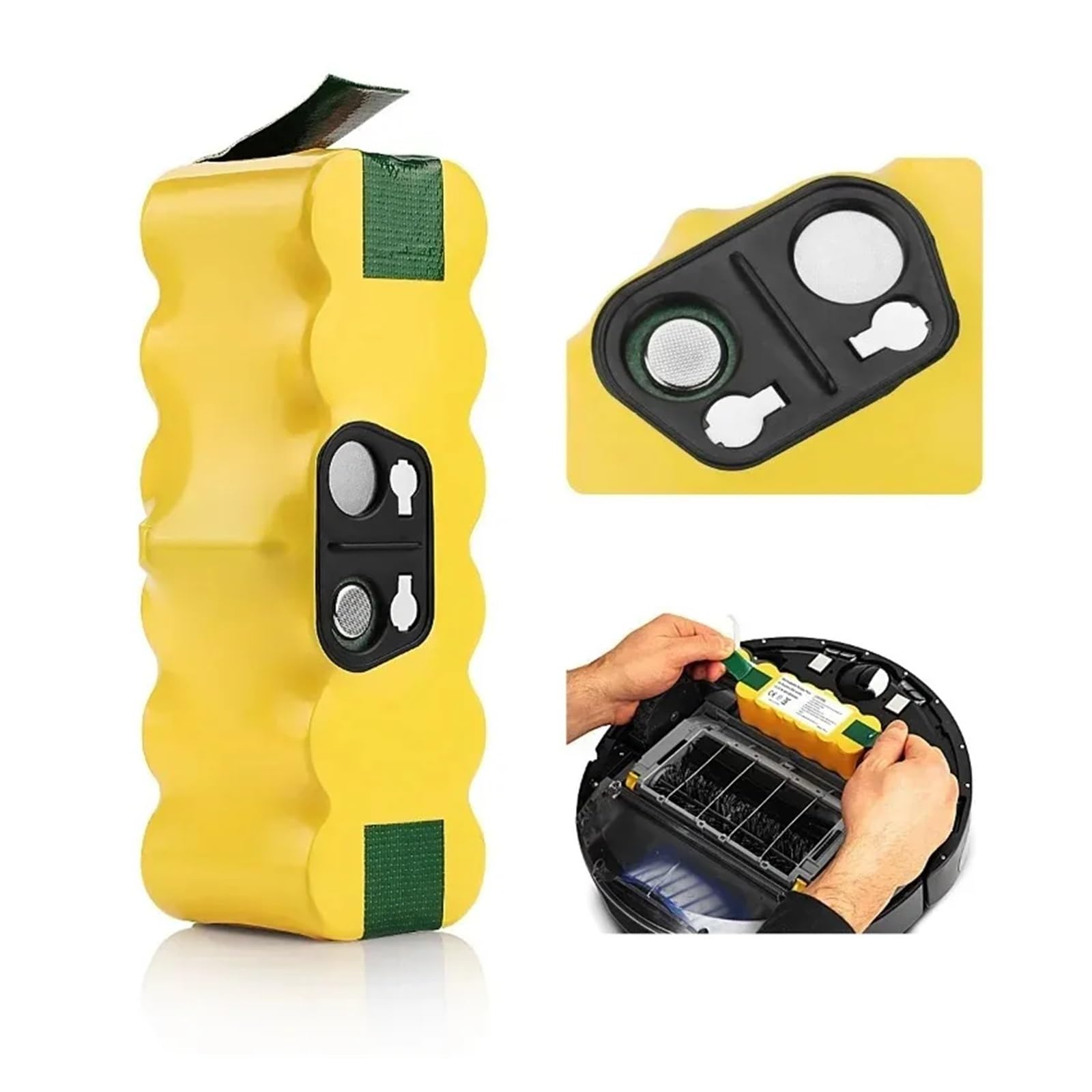 Batteria sostitutiva dell'aspirapolvere, sostituzione della batteria
