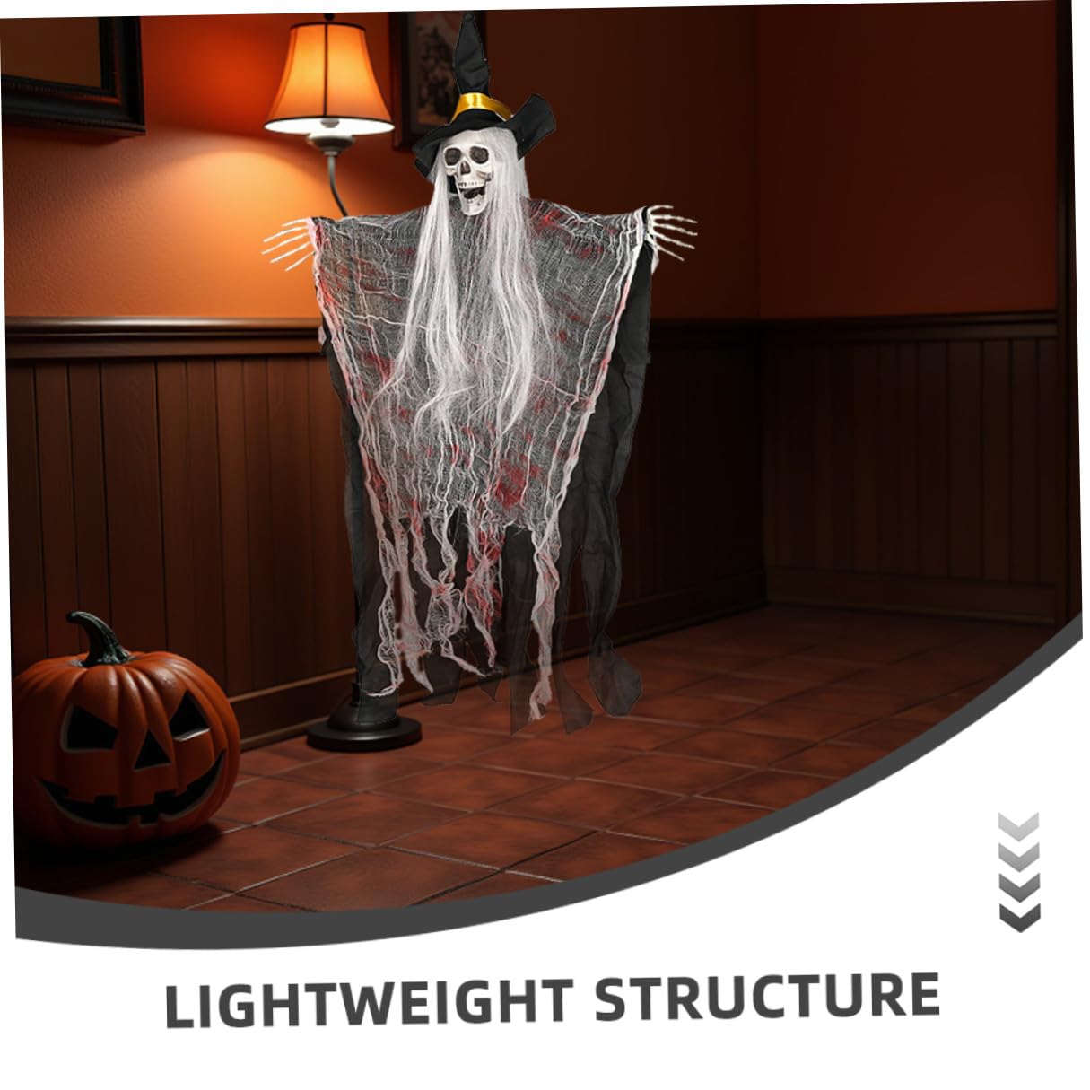 UKCOCO 2pezzi Decorazioni Appese per Halloween Design Realistico Ambientazione Casa Spettrale per Esterno Interno 135