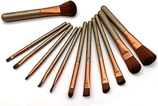 12 قطعة مجموعة ماكياج المهنية الخيزران مقبض قسط قسط الاصطناعية الكابوكي مؤسسة مزج استحى المخفي العين الوجه السائل مسحوق التجميل فرش