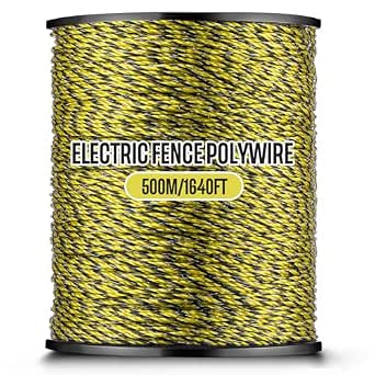 Amazon.com: Saysurey 1640 ft Electric Fence Polywire, Electric Fencing ...