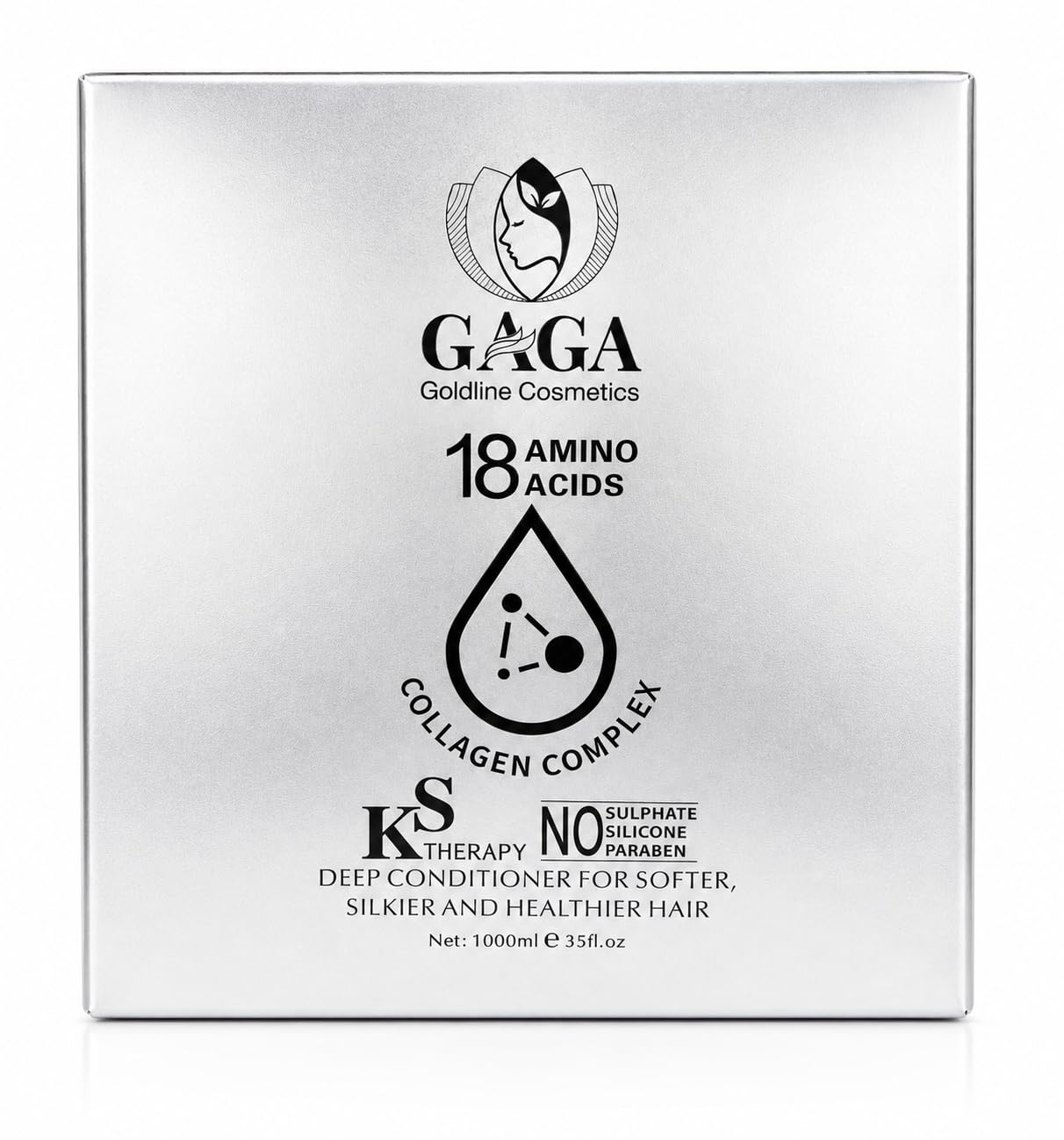 GAGA Goldline Cosmetics Deep Conditioner hair mask with Collagen Complex, 1000ml world best-image-46