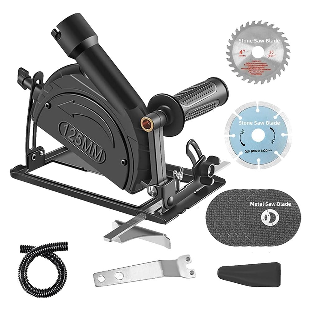 Soporte para Amoladora Angular, Ángulo de Corte Ajustable de 0-45 Grados, Soporte Fijo para Máquina Pulidora, para Amoladora Angular de 4 A 5 Pulgadas A